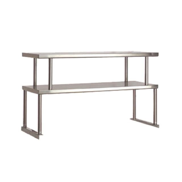 Advance Tabco TOS-6 Food Table Overshelves Double 93-1/16"W X 12"D X 27-1/8"H