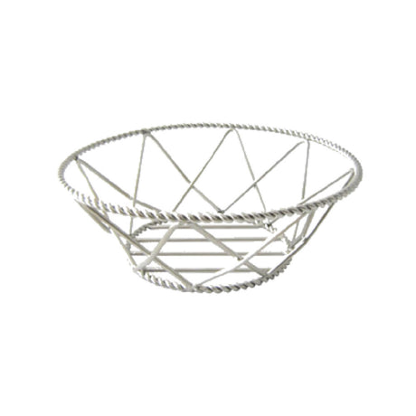 GET Enterprises 4-81433 Braided Basket 8" Dia. X 3"H Round