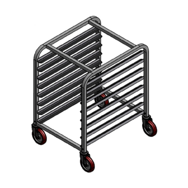 Winholt AL-1808-H-32H - Pan Rack, Half-height, Holds (8) 18" X 26" Trays