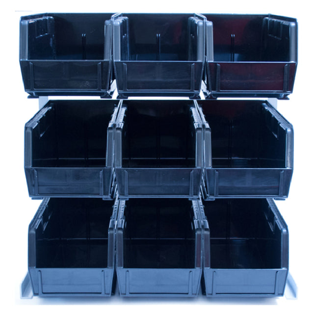 Carlisle 381109LG Carlisle Condiment Packet Rack 18"L X 12"W X 19"H (9) 3-1/2 Qt. Plastic Containers