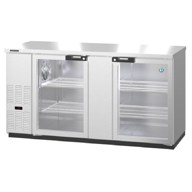 Hoshizaki BB69-G-S Refrigerated Back Bar Cooler Reach-in Two-section