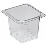 Cambro 65CLRCW135 Camwear® Colander 6-3/8" X 6-15/16" X 5" Deep Fits 1/6 Size Food Pans