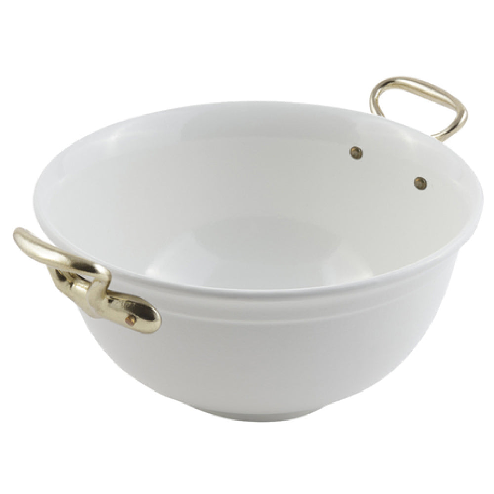Bon Chef 9070HRPLATINUMGRA - Tulip Bowl, With Round Handles, 4 Qt.