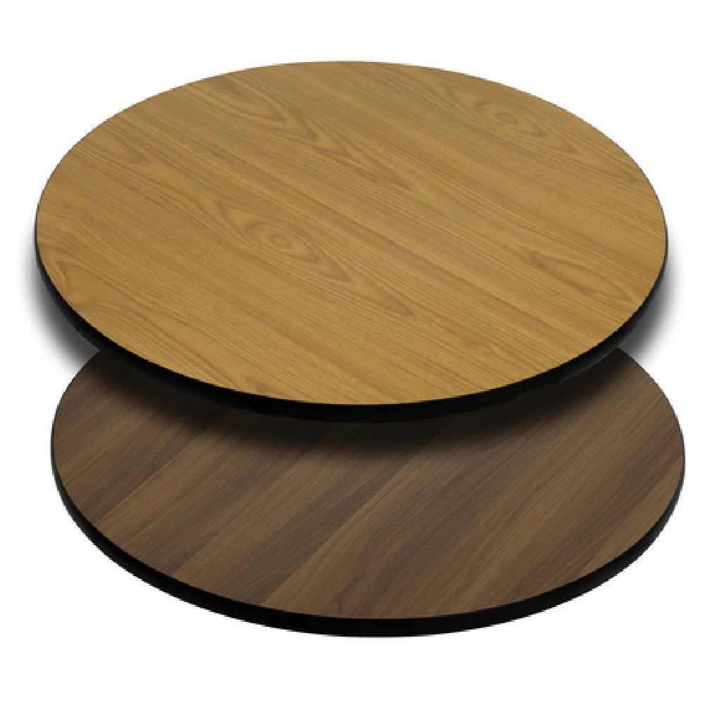 Flash Furniture XU-RD-30-WNT-GG Table Top Round 30" Dia.