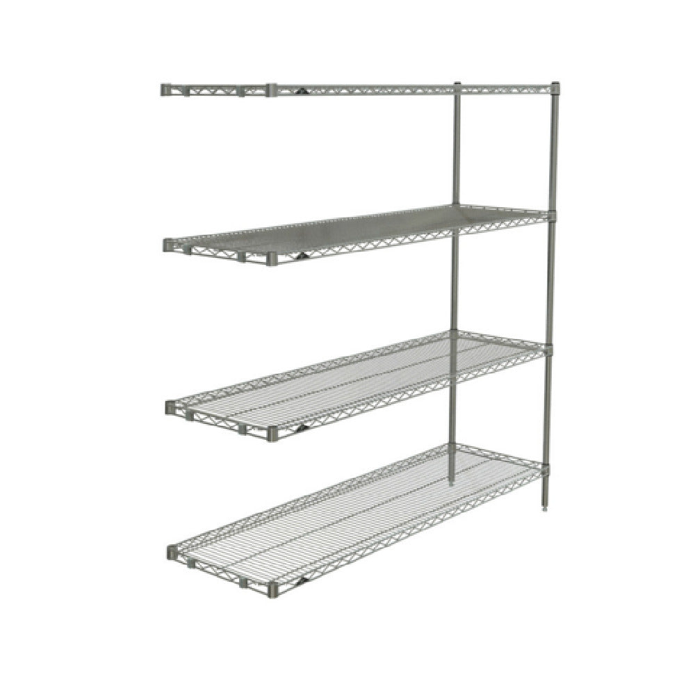 Metro AN366BR Super Erecta® Add-On Shelving Unit 60"W X 18"D X 63"H (4) Wire Shelves