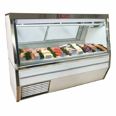 Howard-McCray R-CFS34N-8-LED Fish/Poultry Service Case 96"W Double Duty Stand Alone Design