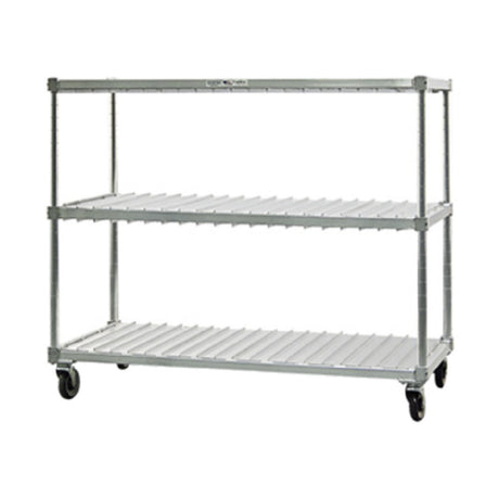 New Age Industrial 96090 Tray-Drying Rack Mobile 2 Tray Levels