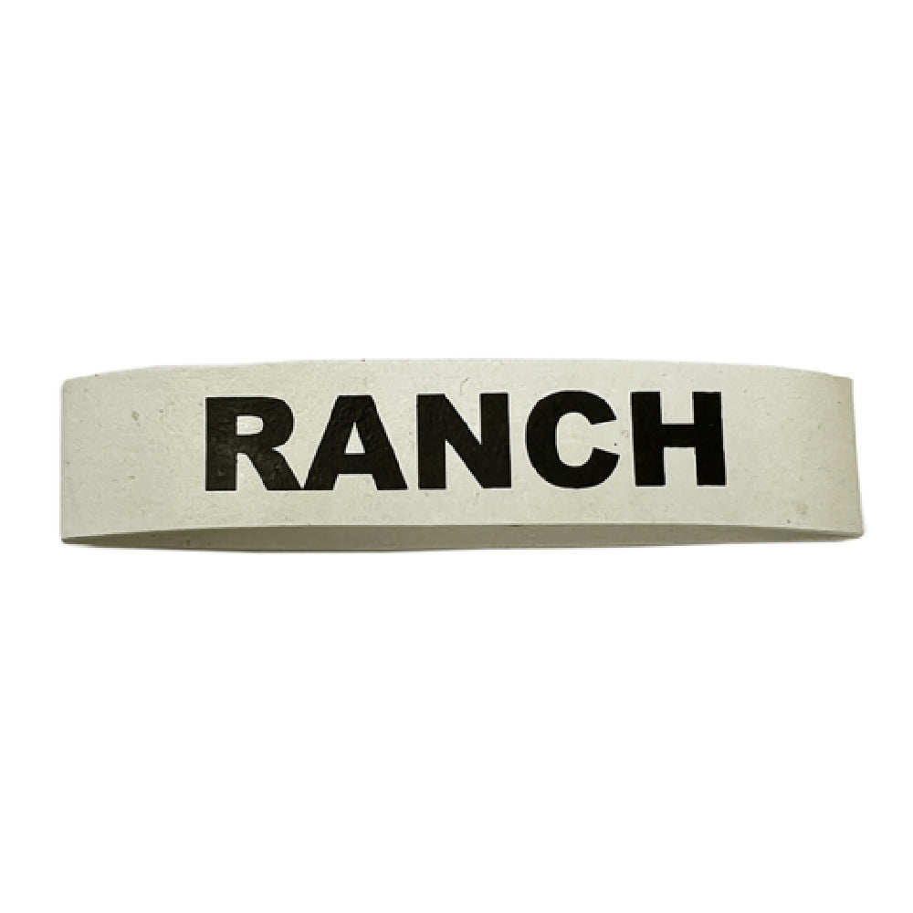 Service Ideas FBRANCHWB Flavor Band For "RANCH" In White