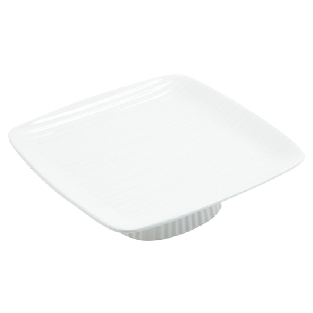 Bon Chef 99199911DUSTYR - Platter, 12-1/2" X 12-1/2" X 3" H, Ribbed
