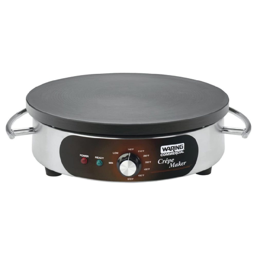 Waring WSC160XE Crepe Maker Electric 16" Cast Iron Cook Surface