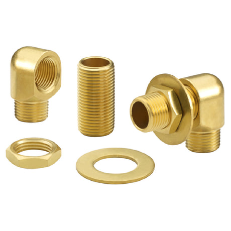 Krowne 21-192L Krowne Royal Series Mounting Kit (2) 90 Degree Elbows With 1/2" NPT Male Inlet & 1/2" NPT Female Outlet