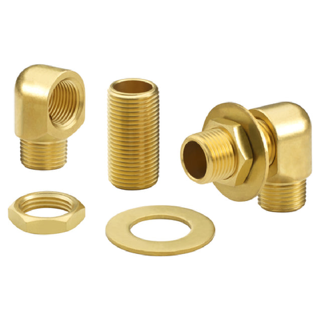 Krowne 21-192L Krowne Royal Series Mounting Kit (2) 90 Degree Elbows With 1/2" NPT Male Inlet & 1/2" NPT Female Outlet