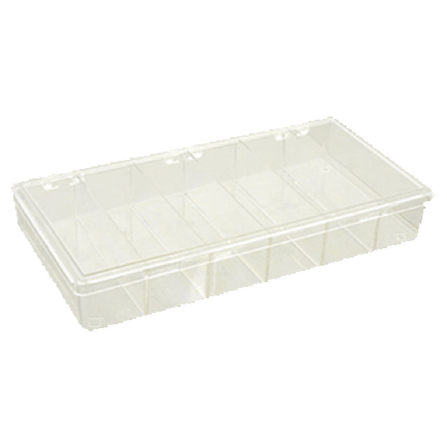 Franklin Machine Products 280-1032 Storage Box (6) Compartments 8-1/4" X 4-1/2" X 1-3/8" Deep
