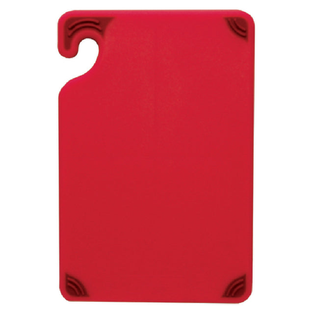 San Jamar CBG6938RD Saf-T-Grip® Bar Cutting Board 6" X 9" X 3/8" Anti-slip Grip Corners