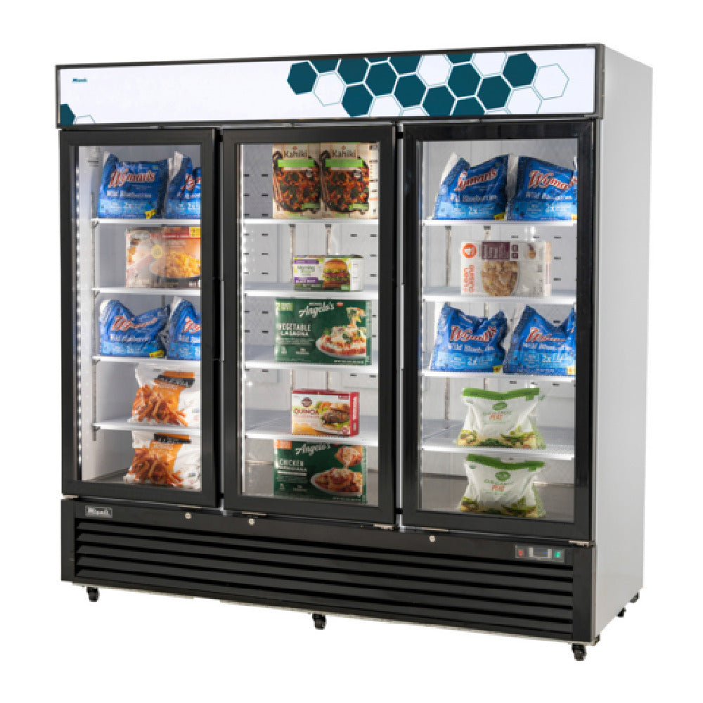 Migali Industries C-72FM-HC Competitor Series® Freezer Merchandiser Reach-in Three-section