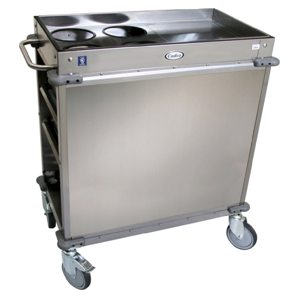 Cadco BC-2 MobileServ® Beverage Cart Standard (4) Airpot Wells