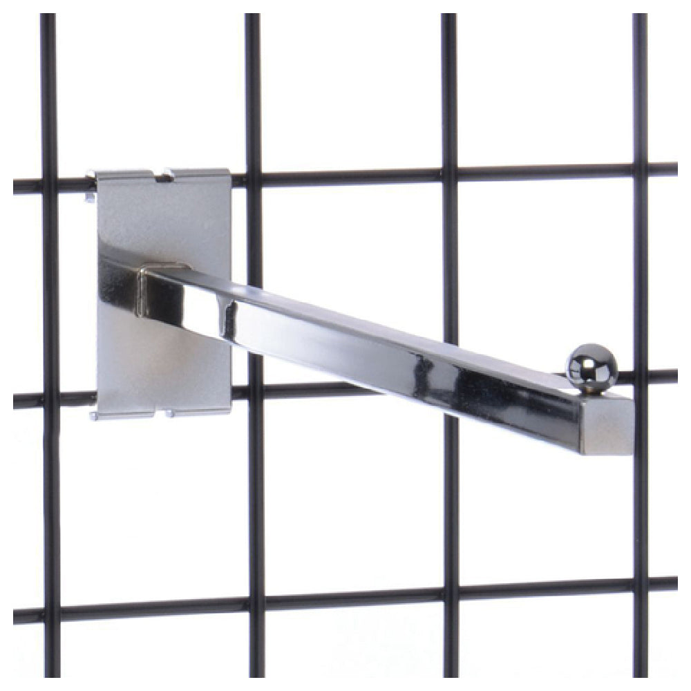 Hubert 20281 - Gridwall Faceout, 12"L, Straight Arm