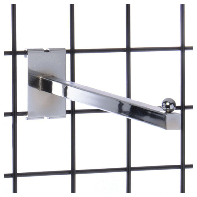 Hubert 20281 - Gridwall Faceout, 12"L, Straight Arm