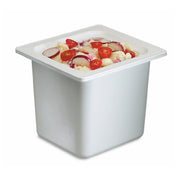 San Jamar CI7001WH Chill-It™ Food Pan 1/6 Size 6" Deep