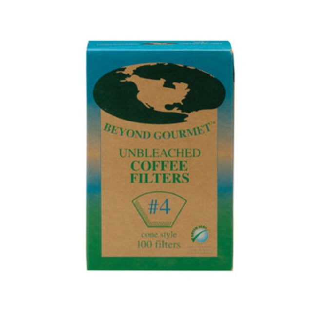 Harold Import Co. 0404PRO Beyond Gourmet™ Unbleached Coffee Filters #4 (100 Each Per Box) (20 Boxes Total Per Display/case)