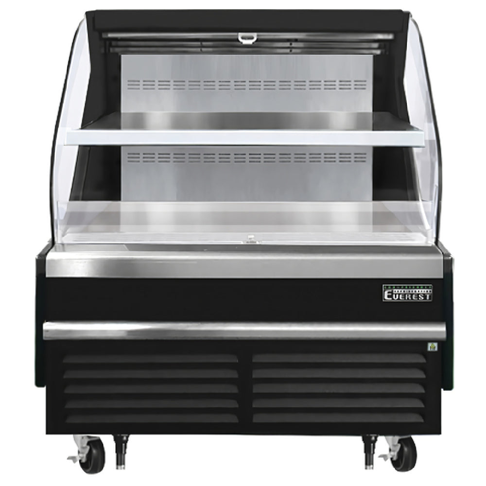 Everest Refrigeration EOMH-48-B-35-T Horizontal Open Display Merchandiser 48"W X 34-1/4"D X 46"H