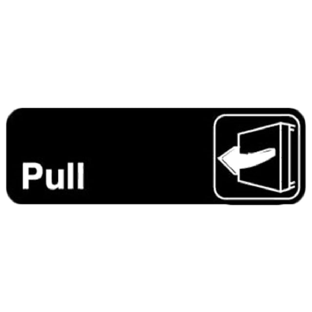 Royal Industries ROY 394503 Sign 3" X 9" "Pull"