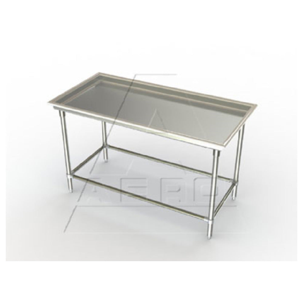 AERO Manufacturing 3ST-48 Sorting Table 51"W X 30"D 16 Gauge 300 Series Stainless Steel