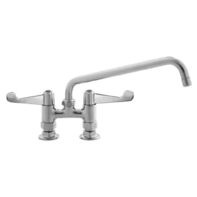 T&S Brass 5F-4DWS14 Equip Base Faucet Swivel 4"