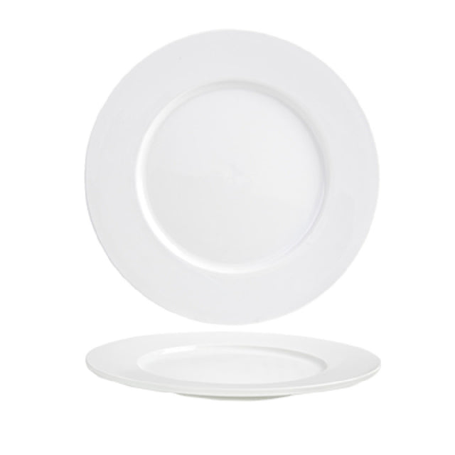 FOH DOS016WHP12 Monaco Plate 12-1/2" Dia. Round