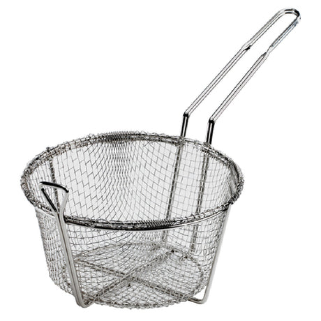 Browne Foodservice 79100 Fry Basket 9-1/2" Dia. X 5-1/8"H Medium Mesh