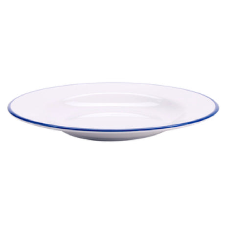 GET Enterprises B-220-W/CB Settlement Bistro™ Enamelware Bowl 24 Oz. (28 Oz. Rim-full) 11" X 1-1/4"