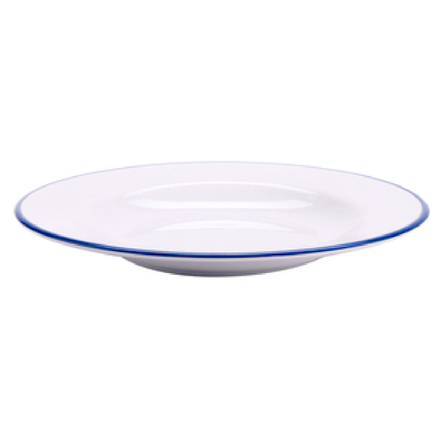 GET Enterprises B-220-W/CB Settlement Bistro™ Enamelware Bowl 24 Oz. (28 Oz. Rim-full) 11" X 1-1/4"