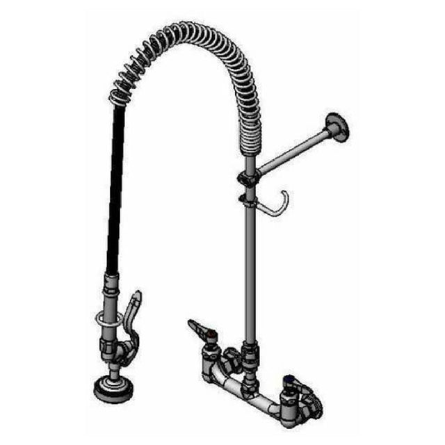 T&S Brass B-2278-B9 EasyInstall Pre-Rinse Unit Wall Mount 8" Center