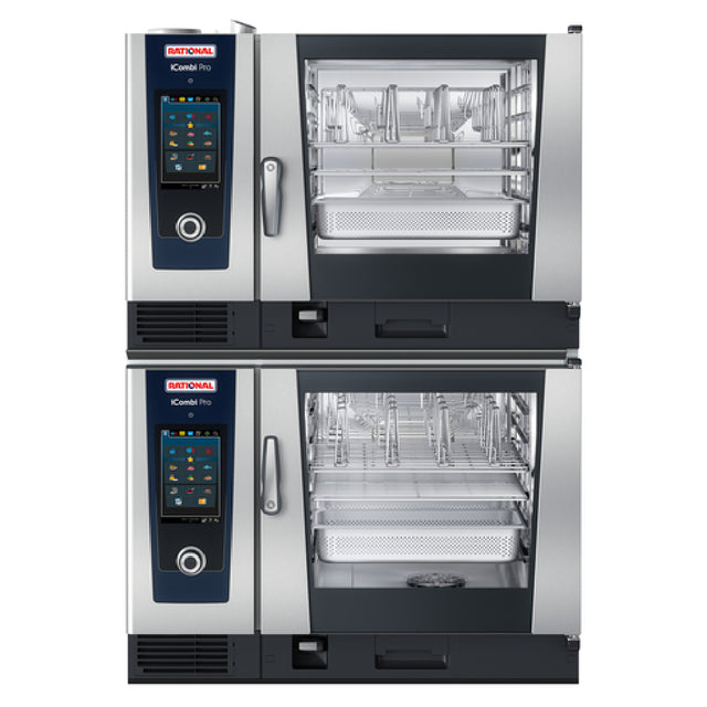 Rational ICP 6-FULL ON 6-FULL E 480V 3PH AD-QS (Quick Ship) Two (2) (CC1ERRA.0016162) ICombi Pro® 6-Full Size Combi Ovens