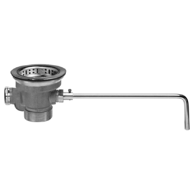 Fisher 22411 DrainKing Waste Valve Locking Basket Strainer Overflow Body