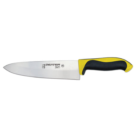 Dexter Russell S360-8Y-PCP Dexter® 360™ (36005Y) Cook's Knife 8" Stamped