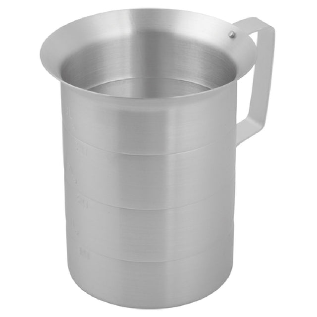 Winco AM-4 Measuring Cup 4 Qt. Capacity Aluminum