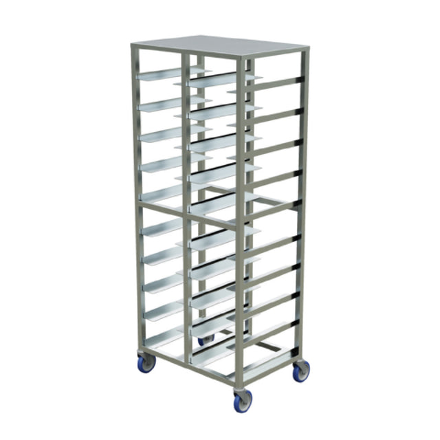 Winholt AL-1310-DBL-HD-ST - Double Rack, 30.5"W X 21.2"L X 74.6"H, Aluminum Solid Top & Reinforced Uprights