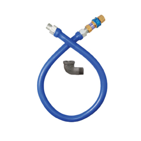 Dormont 16100BPQ48 Dormont Blue Hose™ Moveable Gas Connector Hose Assembly 1" Inside Dia.