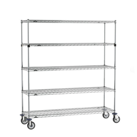 Metro SEZ-186068C-MU-41 Super Erecta® Stem Caster Cart 60"W X 18"D X 68"H 5 Tiers