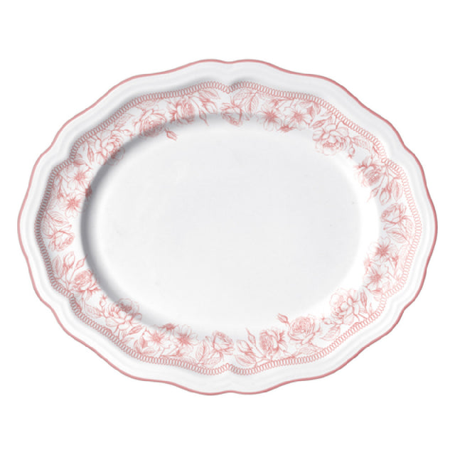 Steelite 62527FP817 Oval Platter 13.0" X 10.5" X 1.0" Adelina