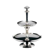 Bauscher Hepp 19.6907.6440 - Pastry Stand, 4-1/4" & 6" Dia. X 8-1/2"H, 2-tiers