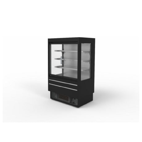 Turbo Air TOM-40MSEB-N-GD - Vertical Air Curtain Open Display Merchandiser, Medium-height Slim Profile