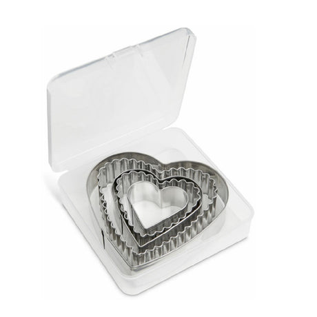 Harold Import Co. 22142 Mrs. Anderson's Baking® Heart Cookie Cutter Set 5 Graduated Cutters (1.522.2533.5" X 0.75" High) In A Reusable Storage Container