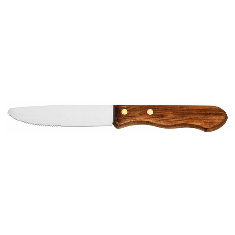 Steelite WL630528 Walco Steak Knife 4-3/4" Stainless Steel Blade Round Tip