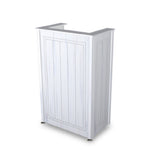 Forbes Industries 3770 - Beacon Outdoor Host Station, 30”W X 18"D X 48”H, Woodgrain HDPE