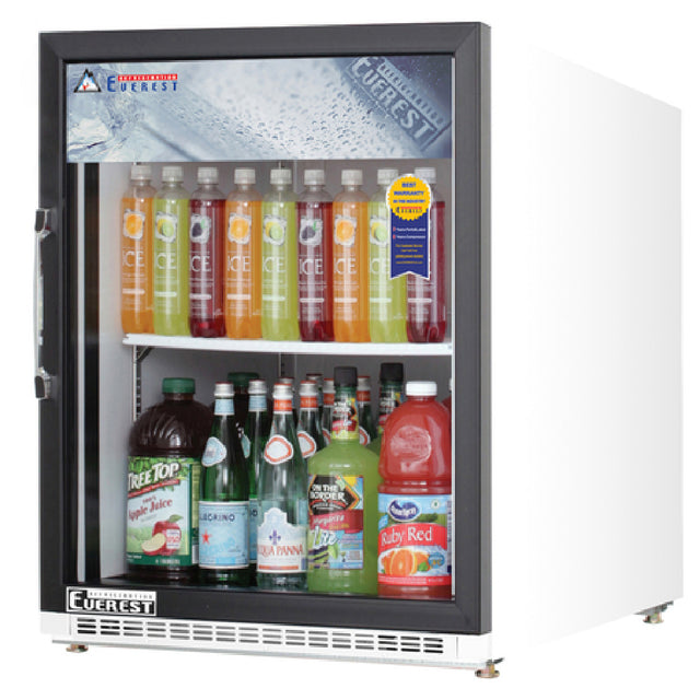 Everest Refrigeration EMGR5 Reach-In Glass Door Merchandiser Refrigerator One-section