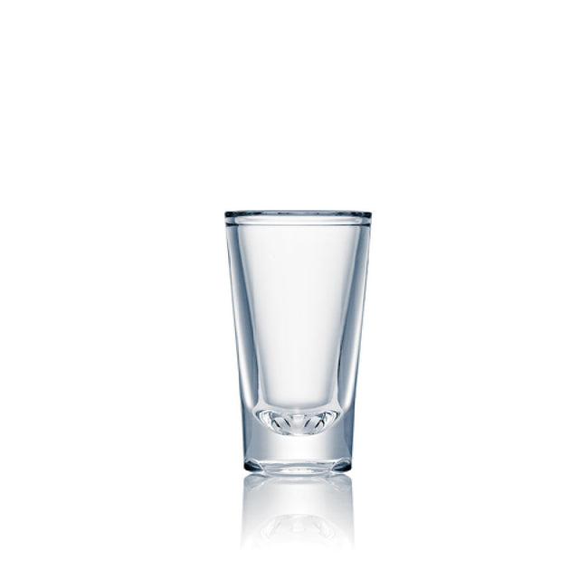 Steelite N530853 Strahl® Design Shot Glass 3/4 Oz. (H 2-5/8" M 1-3/4" T 1-3/4" B 1-1/8") Shatter Proof