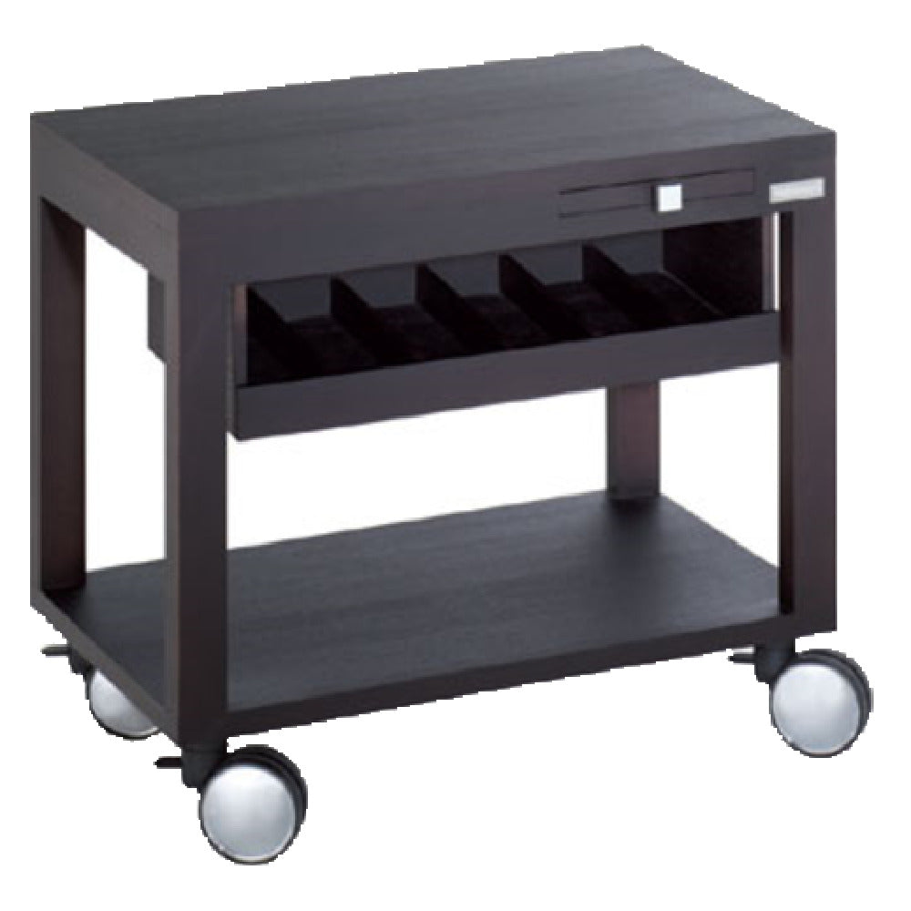 Paderno 58786-10 Deluxe Gueridon Trolley 44 Lb. Capacity 33-1/2" X 19-5/8" X 29-1/2"