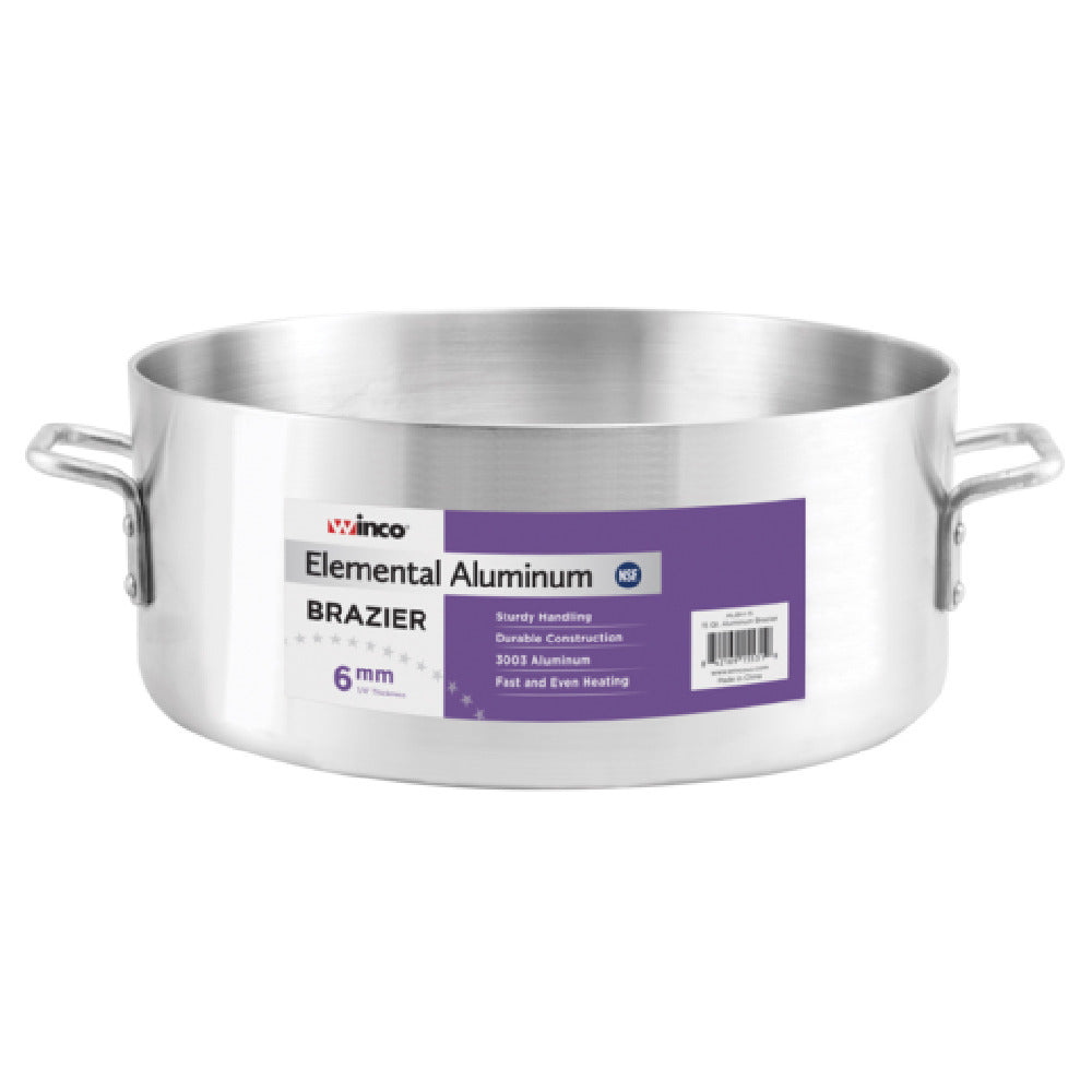 Winco ALBH-40 Elemental Brazier 40 Qt. 23-1/8" X 5-1/2"